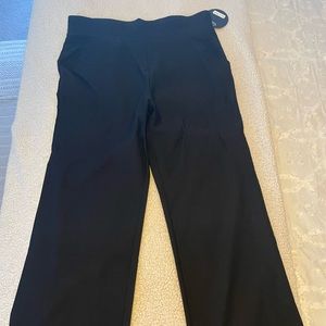 Black wide leg pant